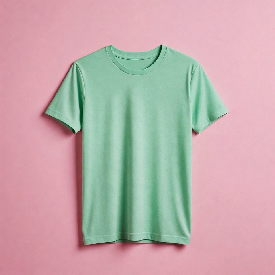 تیشرت مردانه طرح مینیمال طوسی (پرفروش) - تصویر 2